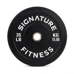 Signature 2-Inch Olympic Bumper Plate, 35 Lbs, 1 Piece