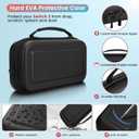 Number-one Hard Carrying Case for NS Switch Travel Carrying Case Storage Bag with Carry Handle, Hard Shell Protection Bag Portable Pouch for NS Switch Console & Accessories