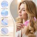 8 Pcs Hair Comb Set For Women Pink & Blue Hair Styling Comb Set With Rat Tail Combs, Wide Tooth, Fine Tooth, Medium Tooth Combs For Women, Men Detangling And Styling