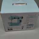 Magicfly Mini Sewing Machine with Extension Table, Dual Speed Portable Sewing Machine for Beginners with Light, Sewing Kit for Household Use, Blue