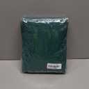 Royale Linens 100% Organic Cotton Fitted Sheet - Percale Weave - Super Soft Deep Pocket Bottom Sheets - Elastic Sheet Full Size - Full Fitted Sheets Only - (54"x75"+15", Hunter Green)