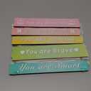 Pink Room Decor for Teen Girls Aesthetic, Cute Bedroom Wall Decor for Baby Girl, Boho Rainbow Wall Art Signs, Trendy Stuff Decorations for Kids Nursery Bed Room Dorm Classroom Bathroom