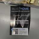 BlastHome® Non-Adjustable Luxury Curtain Rods for Windows, 1 ¼” Rod Set, 3 foot Fixed Length, Brushed Gold