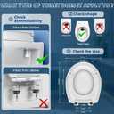 Elevated Toilet seat 3 Inch, Round Toilet seat risers for Seniors