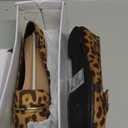 Obtaom Women's Pointy Toe Loafer Flat Comfortable Faux Suede Work Shoes,Cute Penny Loafer Slip On Ballet Flat, 5