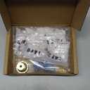 6 Pack Gold Cabinet Knobs for Kitchen Cabinets and Dresser DrawersZinc Alloy Brushed Brass Hardware Handles PullsVintage Cupboard Drawer Knob