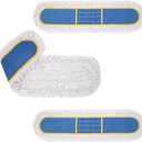 KeFanta 24" Commercial Dust Mop Replacement Heads,3 Pack Reusable Industrial Dust Mop Pads, Washable Cotton Dust Mop Refill for Floor Cleaning & Janitorial Supplies,Only Fits:B0D7MKSZ8N,B0FHHPTZHQ