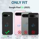 FNTCASE for Google Pixel 9A Case: Military Grade Rugged Cell Phone Cover with Kickstand & Belt Clip Holster | Shockproof TPU Protection Bumper Matte Textured Design | Heavy Duty Protector(Blue)