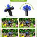 HIRALIY 50FT Automatic Drip Irrigation Kits with Garden Timer, Garden Watering System for Patio Lawn, Quick Connector Design Irrigation System Kit with Easy Programmable Water Timer