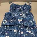 GRACE KARIN Summer Dresses for Women 2026 Vacation,Smocked Floral Maxi Dress,Boho Beach Sundress with Pocket Fashion Clothing (Blue, M)
