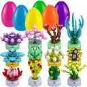 12 Pack Easter Eggs Succulent Building Blocks for Easter Theme Party Favors Supplies for Easter Egg Hunt Basket Stuffers Fillers Classroom Prize Supplies