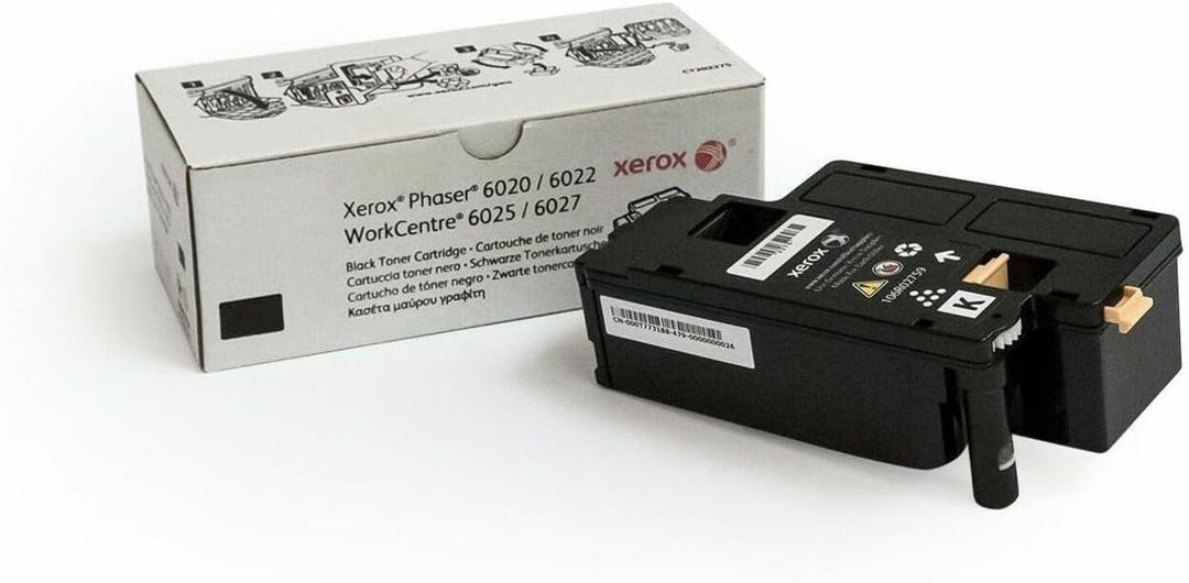 Xerox Phaser 6022 Black Standard Capacity Toner-Cartridge (2,000 Pages) - 106R02759