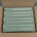 Kesfitt Raised Garden Bed, 4x2x1 FT Galvanized Steel Metal Raised Garden Bed, Oval Open-Bottom Design, 12-Inch Deep for Outdoor Vegetable & Herb Gardening, Fruit Green