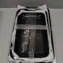 DELLING Large Serving Platter, 16/14/12inch Black Serving Tray Set Rectangular Serving Platters for Party, Entertaining, Turkey Platter for Thanksgiving, Christmas, Microwave Dishwasher Oven Safe