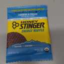 Honey Stinger Organic Gluten Free Cookies & Cream Waffle | Energy Stroopwafel for Exercise, Endurance and Performance | Sports Nutrition for Home & Gym, Pre and Post Workout | 12 Waffles, 12.72 Ounce, BB Date 08/27/2026