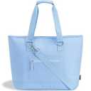 Insulated Cooler Bag, SIYUAN Leakproof BPA-Free Soft Tote with Shoulder Strap for Work Lunch Travel Water-Resistant (10L, Blue)