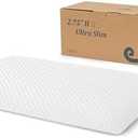 AM AEROMAX 2.75 Inches Standard Size Hyper Slim Memory Foam Pillow for Stomach and Back Sleepers - Thin, Flat Design for Cervical Neck Alignment and Deeper Sleep.