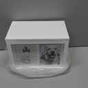 Pet Urns for Dogs - Dog Urns for Ashes, Suitable for All Pets - Includes Paw Print Kit, Picture Frame and Photo Book for a Lasting Tribute and Cherish Precious Memories (White)