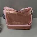 Wildkin Two Compartment Insulated Lunch Bag for Kids – School & Travel Ready - Pink Glitter