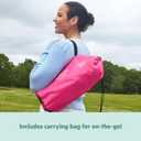 Bright Starts Disney Minnie Mouse Pop 'N Sit Portable Booster, Indoor/Outdoor Use, Floor Seat with Feeding Tray, 6 Mos - 3 Yrs (1 Count (Pack of 1))