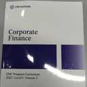 Corporate Finance CFA Institute Paperback