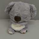 QFCST Relief Koala Breathing Stuffed Toy, Anxiety Relief Plush Breathing Animal, Sleeping Koala Plush Breathing with Musical Lights & Rhythmic Breathing Motion