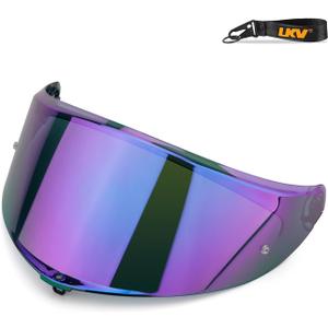 LKV K6 Helmet Visor Replacements - K6s Tinted Helmet Visor UV Protection Helmet Face Shield Accessories Replacement for K6 K6s (Chrome Purple)