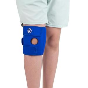 KARM Kids Knee Brace - Osgood Schlatter Knee Brace Youth for Kids, Sports, Pain, Arthritis, Patella, Meniscus Tear, MCL, ACL - Adjustable Compression Support for Child, Boys & Girls (Blue)