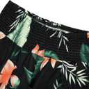 LOTUCY Heart Pants for Women Casual High Waist Wide Leg Pants Floral Print Drawstring Palazzo Long Lounge Pants (Medium)