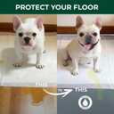 FXW Floor Protector Mat, Waterproof PVC, 55" x 55", Gray