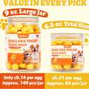 Wellix Freeze Dried Quail Eggs for Cats&Dog Treats - High-Protein Quail Egg Yolk Freeze Dried Cat Treats for Skin&Coat Health - Delicious Training Snacks for Pets 4.2oz (EXP 01/04/27)