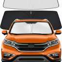 for 2012-2016 Honda CRV CR-V Windshield Sun Shade - Foldable Windshield Sunshade Cover Front Window Shade Custom Fit for CR-V Accessories Sun Visor Protector Blocks UV Rays Car Accessories