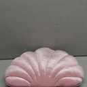 Seashell Decorative Pillow Shell Shaped Throw Pillow 3D Insert Beach Pillow Soft Velvet Pillow Sea Ocean Decoration Couch Bed Pillow Cushions (Pink,14 X 11 inch)
