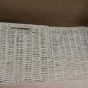 11x11x11 Cube Storage Bins Set of 4, Storage Baskets for Shelves, Natural
