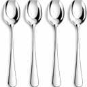 12 Pieces Heavy Duty Teaspoons Set,6.8" Tea Spoons Silverware,Food Grade Stainless Steel teaspoons,Small Spoons for Home, Kitchen, Restaurant,Mirror Polished and Dishwasher Safe