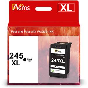 PG-245XL Black Ink Cartridge Replacement for Canon PG-245 PG-245XL 245XL Black Ink for PIXMA MX490 TR4520 TS3322 TR4522 TR4500 TS3122 TS3300 MX492 MG2522 TS3320 TS3100 Printer1 Black