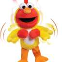 Sesame Street Chicken Dance Elmo Feature 13 Inch Plush, Dancing Plush, Stuffed Animal, Kids Toys for Ages 18 Month by Just Play
