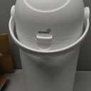 GROWNSY Odor-Locking Baby Diaper Pail with Dual-Barrier Design, Pro White
