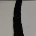 Soft Genuine Sheepskin Wool Auto Seat Belt Cover Seatbelt Shoulder Pad for a More Comfortable Driving, Compatible with All Cars(Black) (1pc-13.7inch)