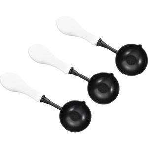 PATIKIL 4" Wax Seal Spoon, 3Pcs Wax Sealing Melting Spoon Painted Wooden Handle Wax Spoon for Wax Seal Stamp Envelope Art Craft Projects, White
