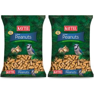 Kaytee Peanuts in Shell for Squirrels, Woodpeckers, Nuthatches, Jays, Towhees, Cardinals, Indigo Buntings, and Other Wild Birds, 5 Pound (Pack of 2), BB: 09 APR 2026