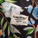 TUNEVUSE Mens Hawaiian Shirts and Shorts Set 2 Pieces Beach Outfits Flower Print Summer Tropical Suit with Bucket Hats (XX-Large)