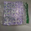 3dRose Pretty Purple and White Interconnected Damask Pattern 11x12 Wash Cloth for Face and Body