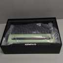 YUNZII QL75 Wireless Typewriter Hot Swap Retro Mechanical Keyboard,Punk Round Keycaps,RGB Backlit QMK/VIA Programmable,Multi-Device Keyboard with 2.4GHz/Type-C/BT5.0 (Green, Onyx Switch)