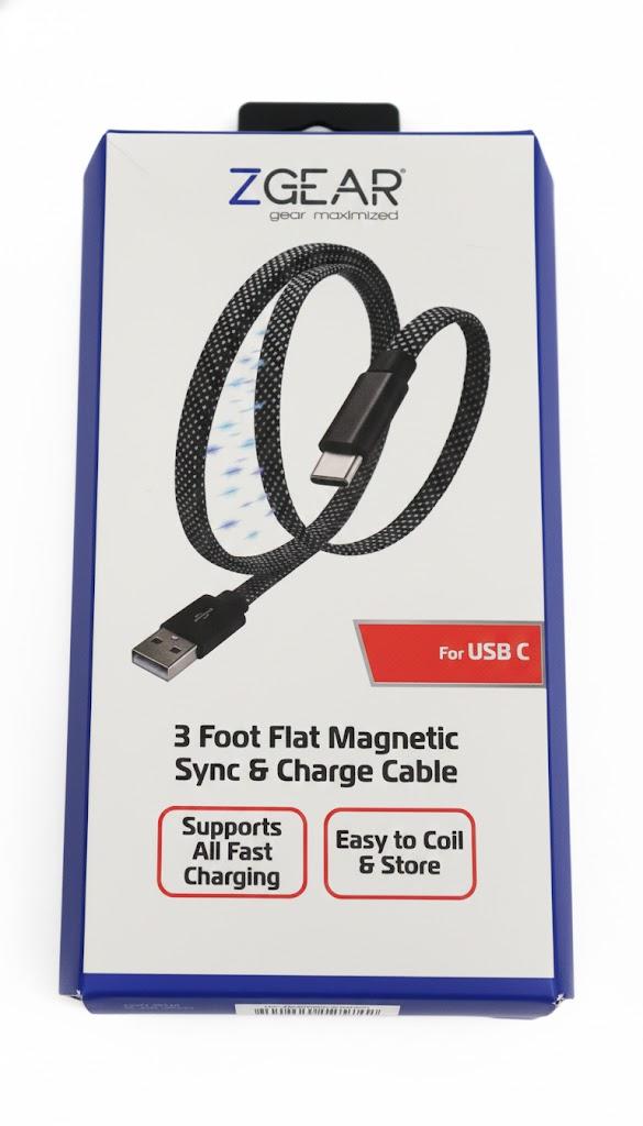 Pack Of 2 Zgear 3 Foot Flat Magnetic Sync & Charge Cabl