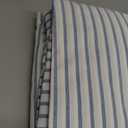 Twin Size 3 Piece Sheet Set - Comfy Breathable & Cooling Sheets - Hotel Luxury Bed Sheets for Women & Men - Deep Pockets, Easy-Fit, Soft and Wrinkle Free Sheets - Blue Stripes Oeko-Tex Bed Sheet Set