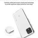 Incipio DualPro Case for Google Pixel 4 - Google Certified Protective Cover (Clear) [Extremely Rugged I Shock Absorbing I Hybrid] - GG-083-CLR