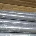 2 Pack Shade Sail Poles, 12Ft Sun Shade Poles with Spiral Drill Bit -Gray