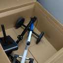 Knee ScooterKnee Scooter for Adults for Foot SurgeryKnee Walker for Foot Injuries Compact Crutch Alternative with Dual Braking System (Blue)