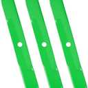 GY20569 Medium Lift Blades for John Deere 325 335 345 GS25 GS30 GS45 F725 HD45 Sabre 2254HV 2354HV 2554HV S2554 Mower Blade for 54 Inch Deck Lawn Mower Tractor Replace M115496 M135590 M76467/3 Pack